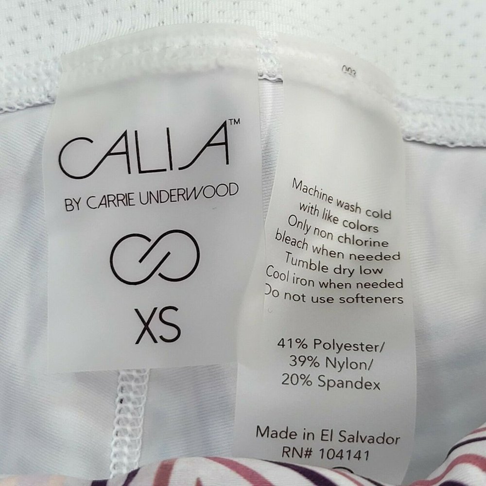 Calia Energize 7/8th Leggings Women's Pants Lycra Athletic Sport WAX32185PRT - Picture 11 of 12